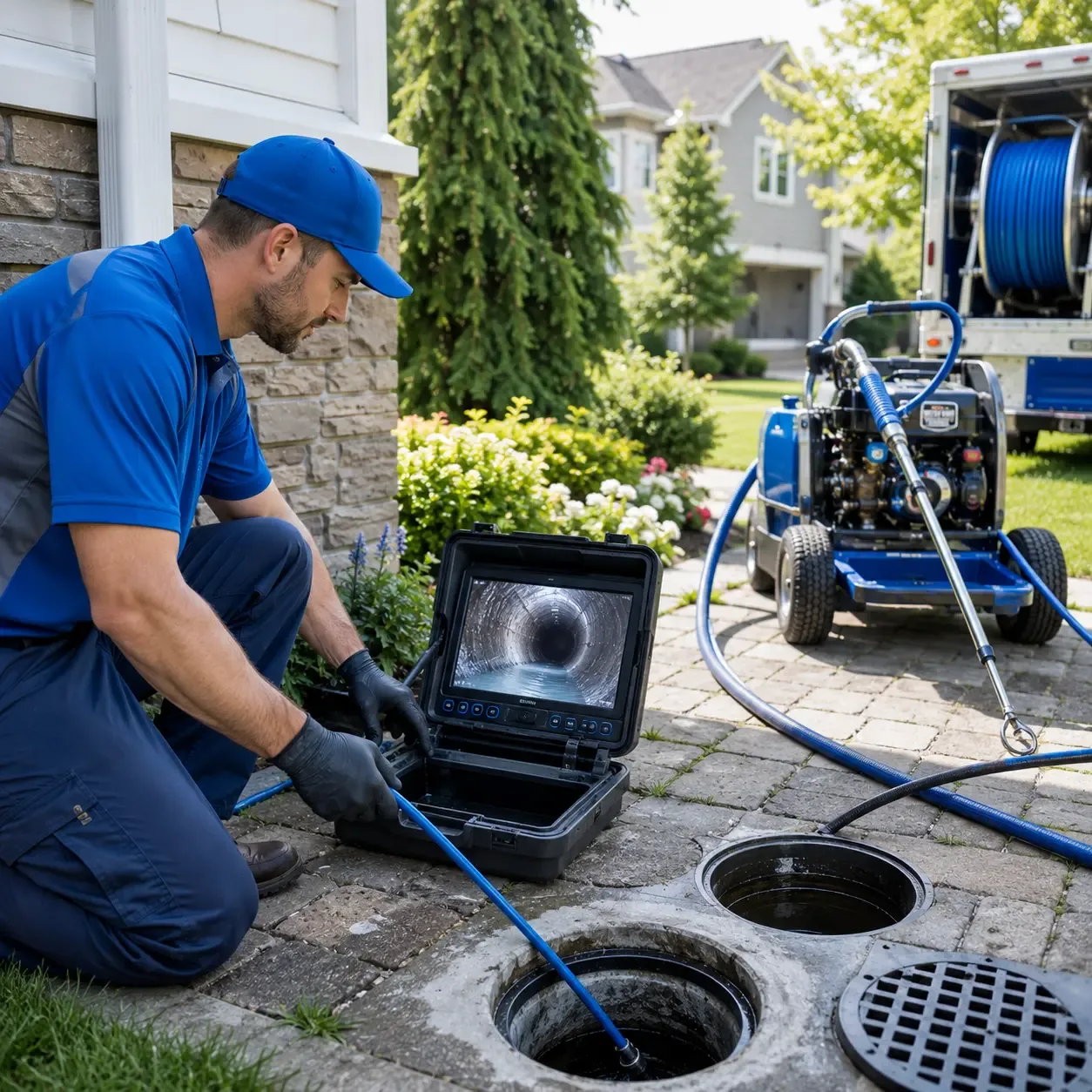 Outdoor drain cleaning professionals serving Beach Lake, PA